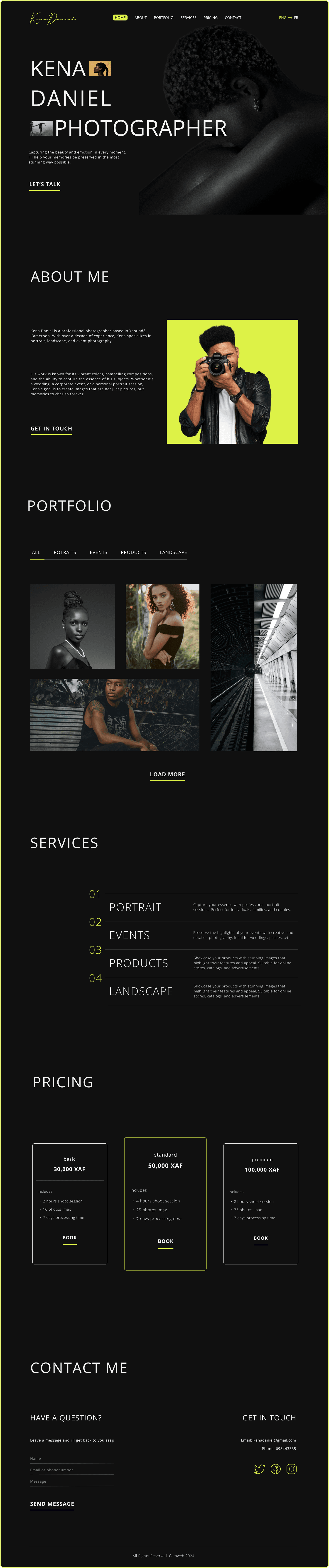 portfolio now mockup